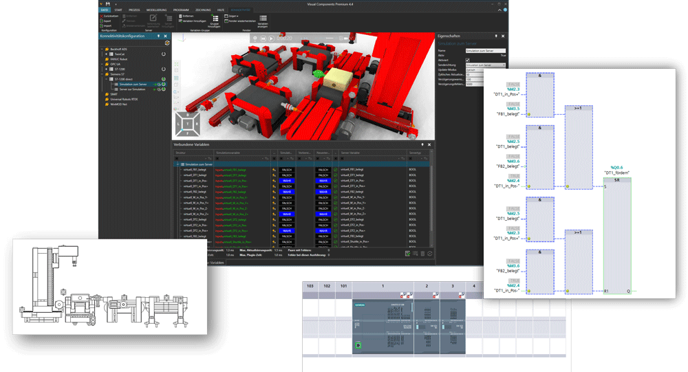 VIBN Fischer-Technik mit Visual Components