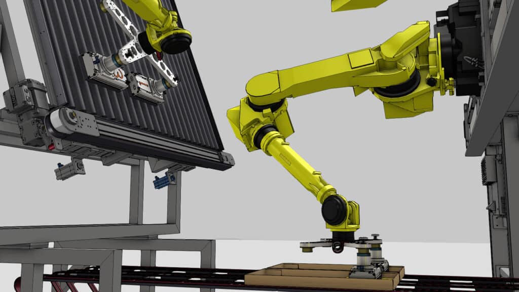 Success Story Möbelverpackung: Wächter Packautomatik bewerkstelligt die Variantenvielfalt mit digitalem Zwilling